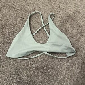 Grey sports bra
